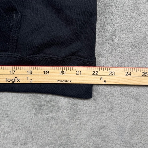 Marvel Stark Industries Mens L Black Hoodie Iron Man Graphic Pullover Sweatshirt - Picture 6 of 9